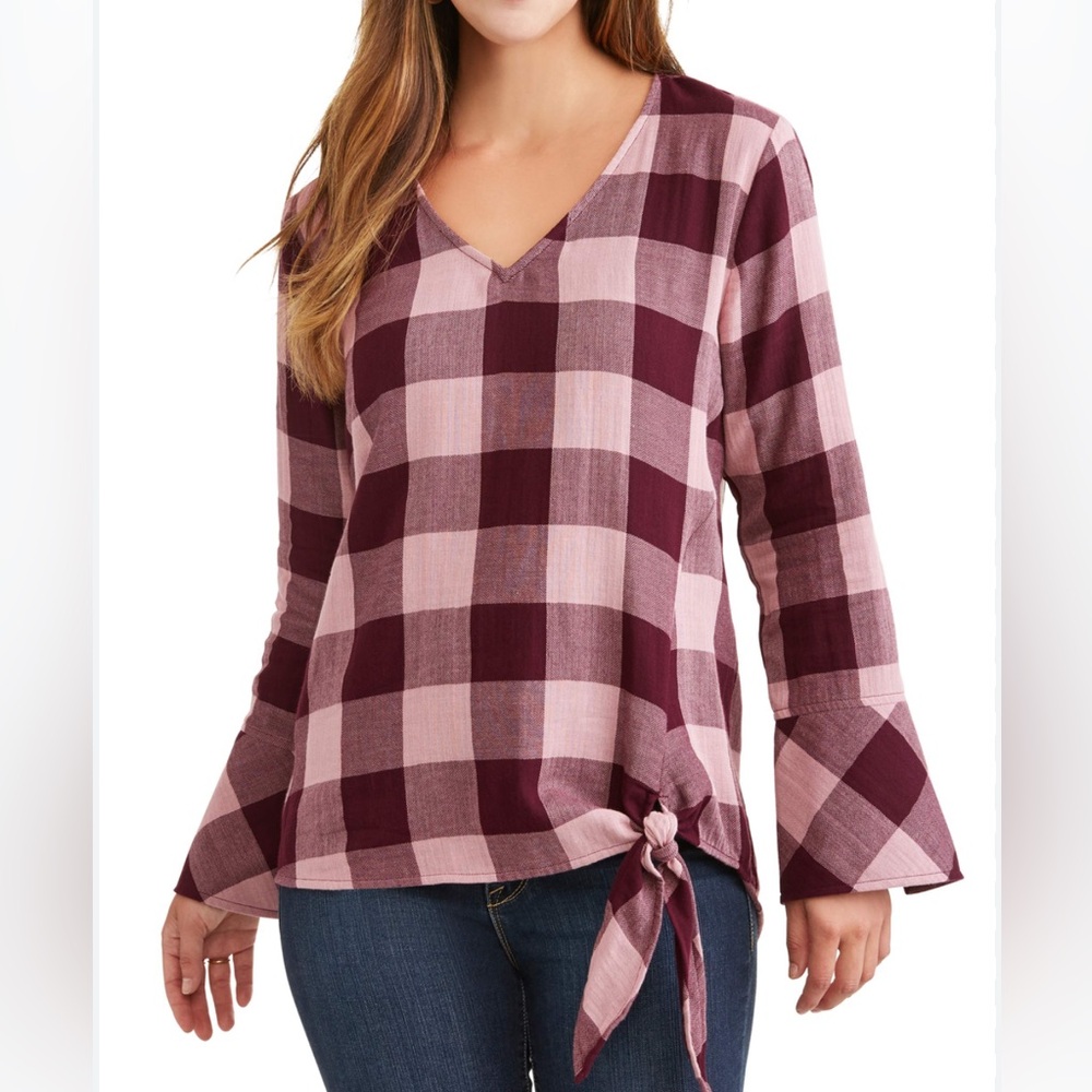 DD6 purple checkered long sleeve time the XXXL 22